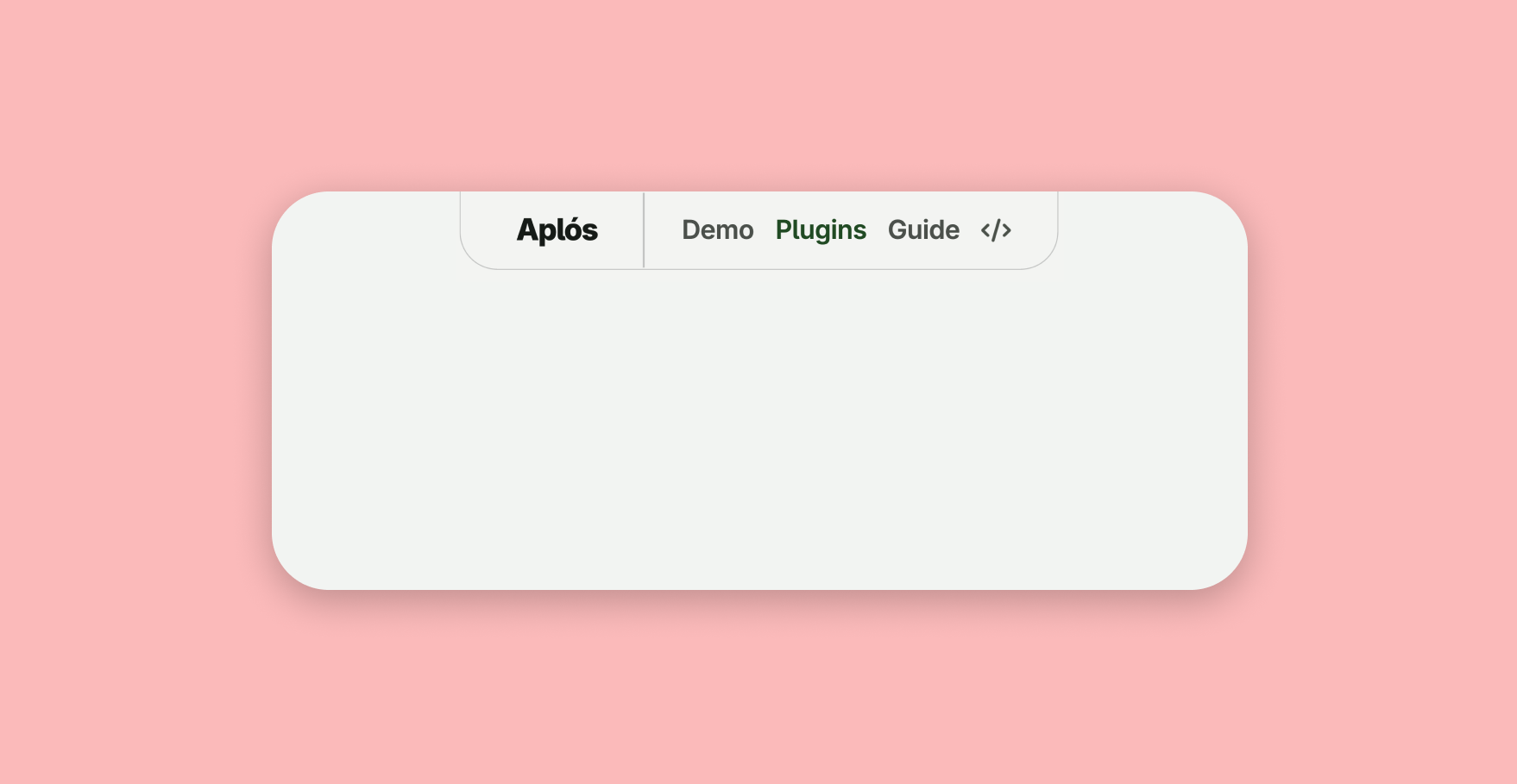 Screenshot of how such an navigation would look